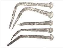 삼국시대 월정교 방형머리 쇠못 이미지